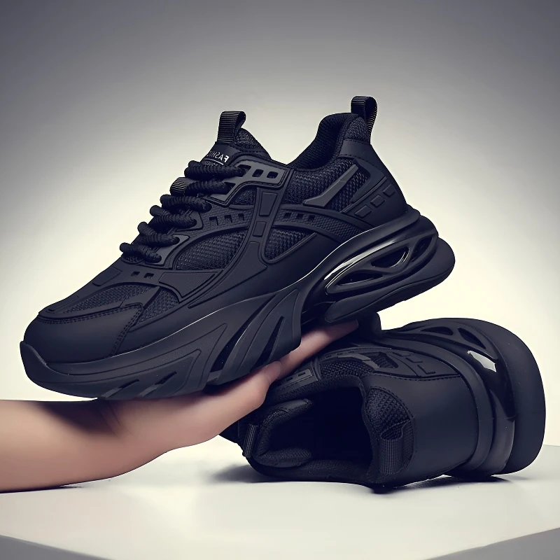 okkdey网面老爹鞋男款厚底新款夏季潮流透气休闲鞋增高轻奢运动鞋