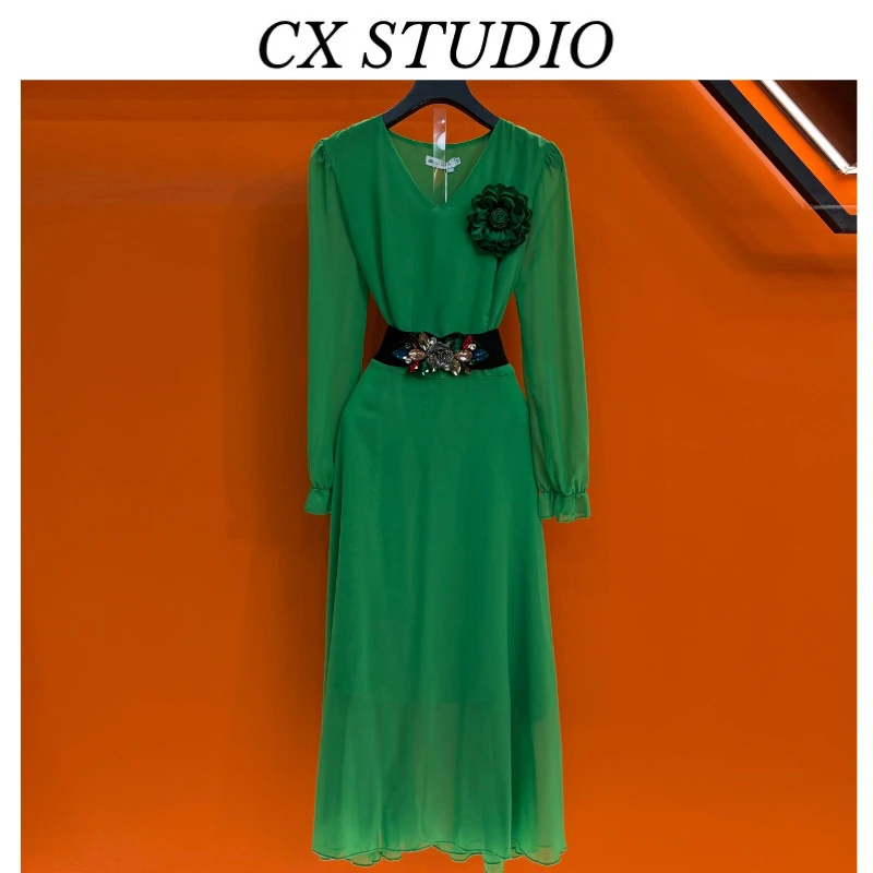 经典收腰轻奢时尚连衣裙（定制女装）S188