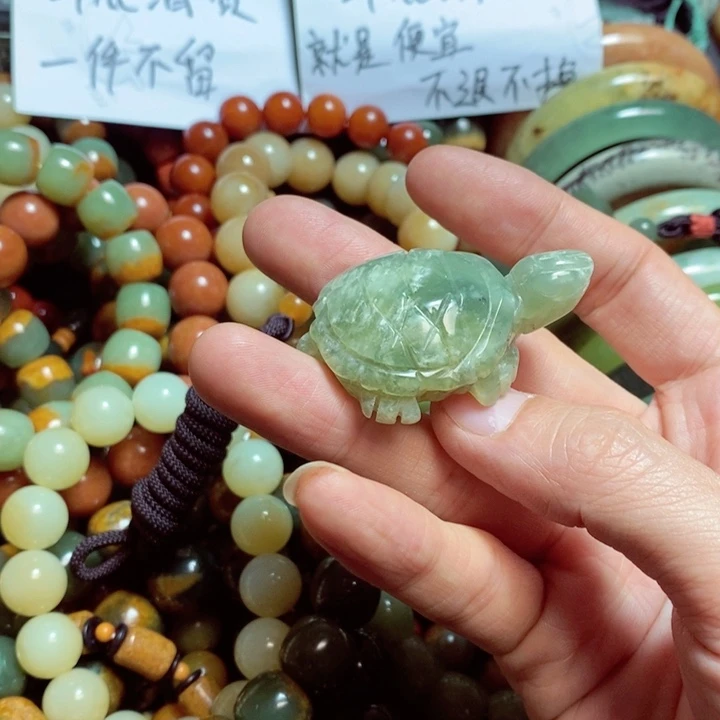 蛇纹石玉手链未镶嵌