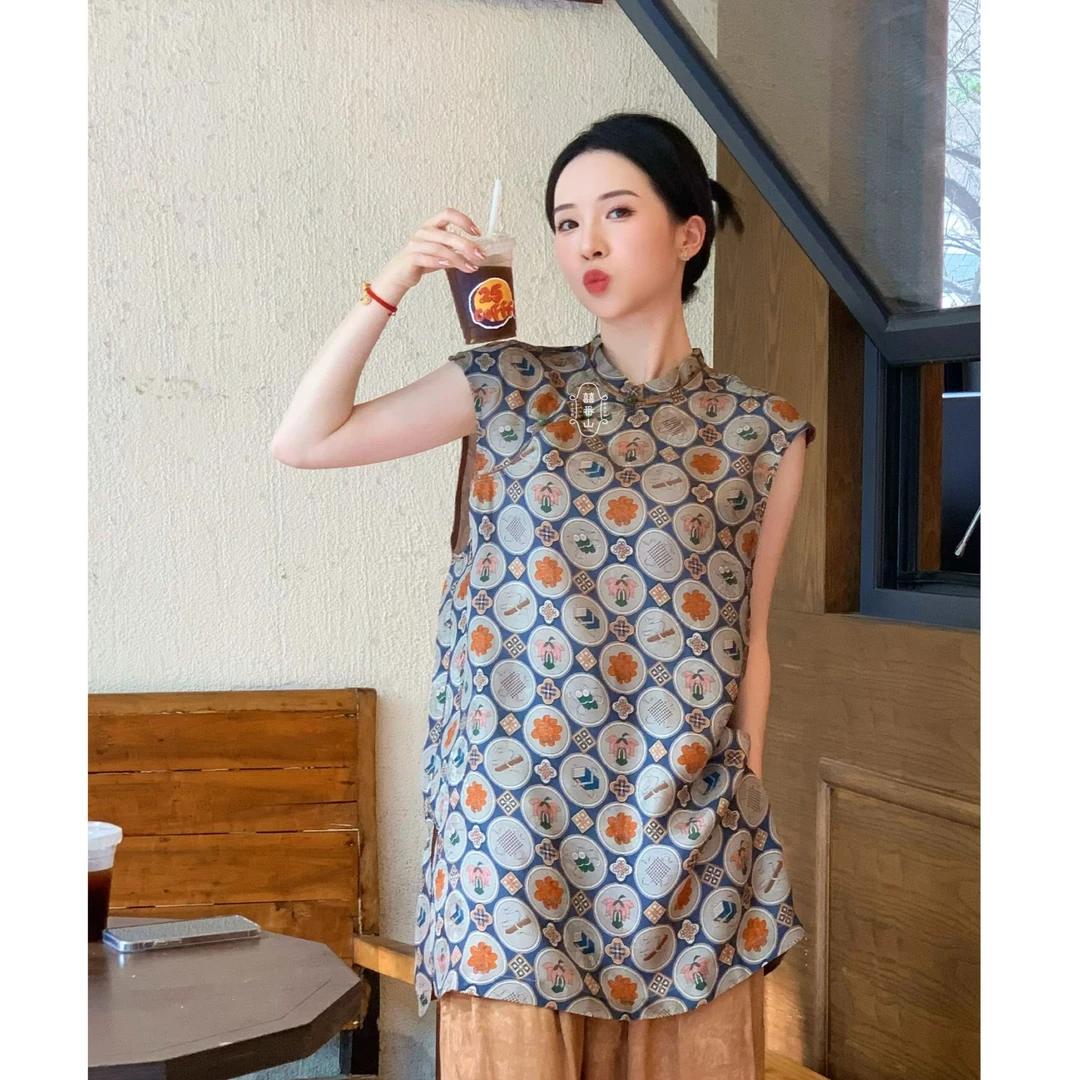 【囍番山·2025·夏季】文曲星·美拉德夏季改良旗袍