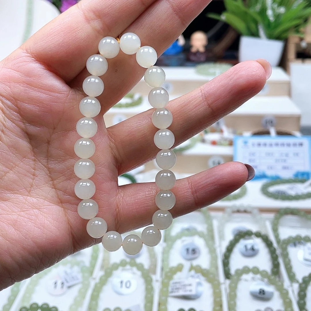 不***头和田玉未镶嵌手串