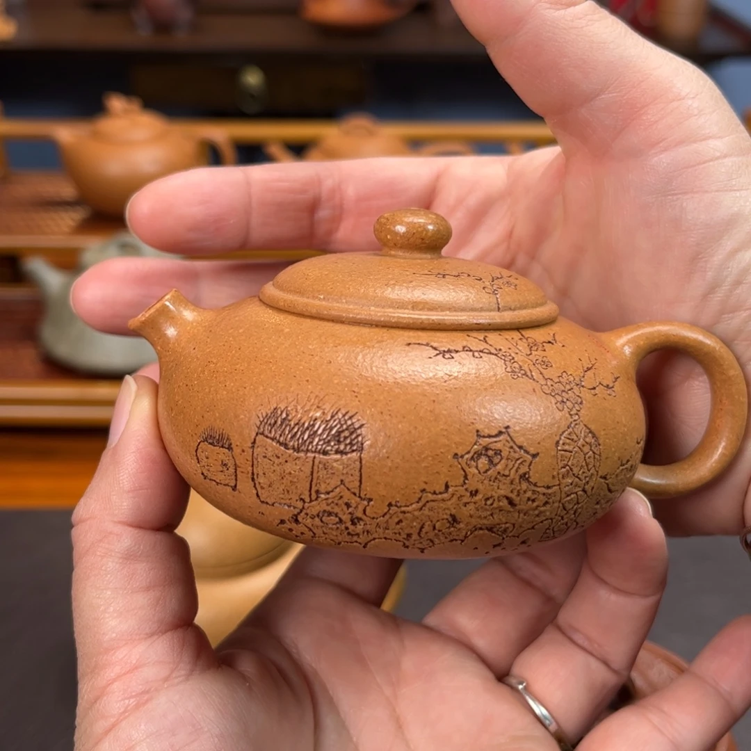 紫砂茶壶宜兴紫砂壶半手工制作