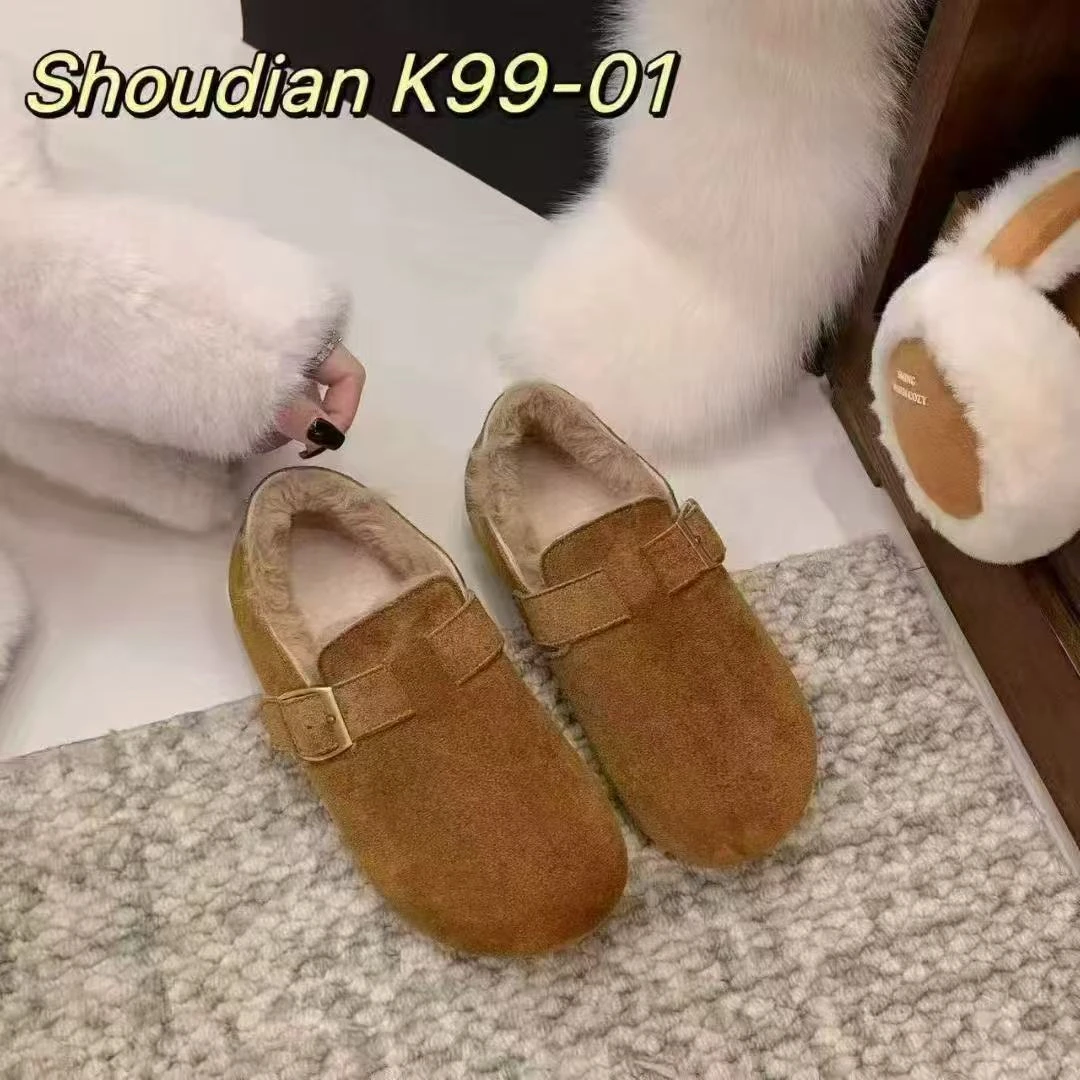 王姐专属-2025新品加绒保暖舒适通勤百搭勃肯雪地靴-【珍-K99-01】