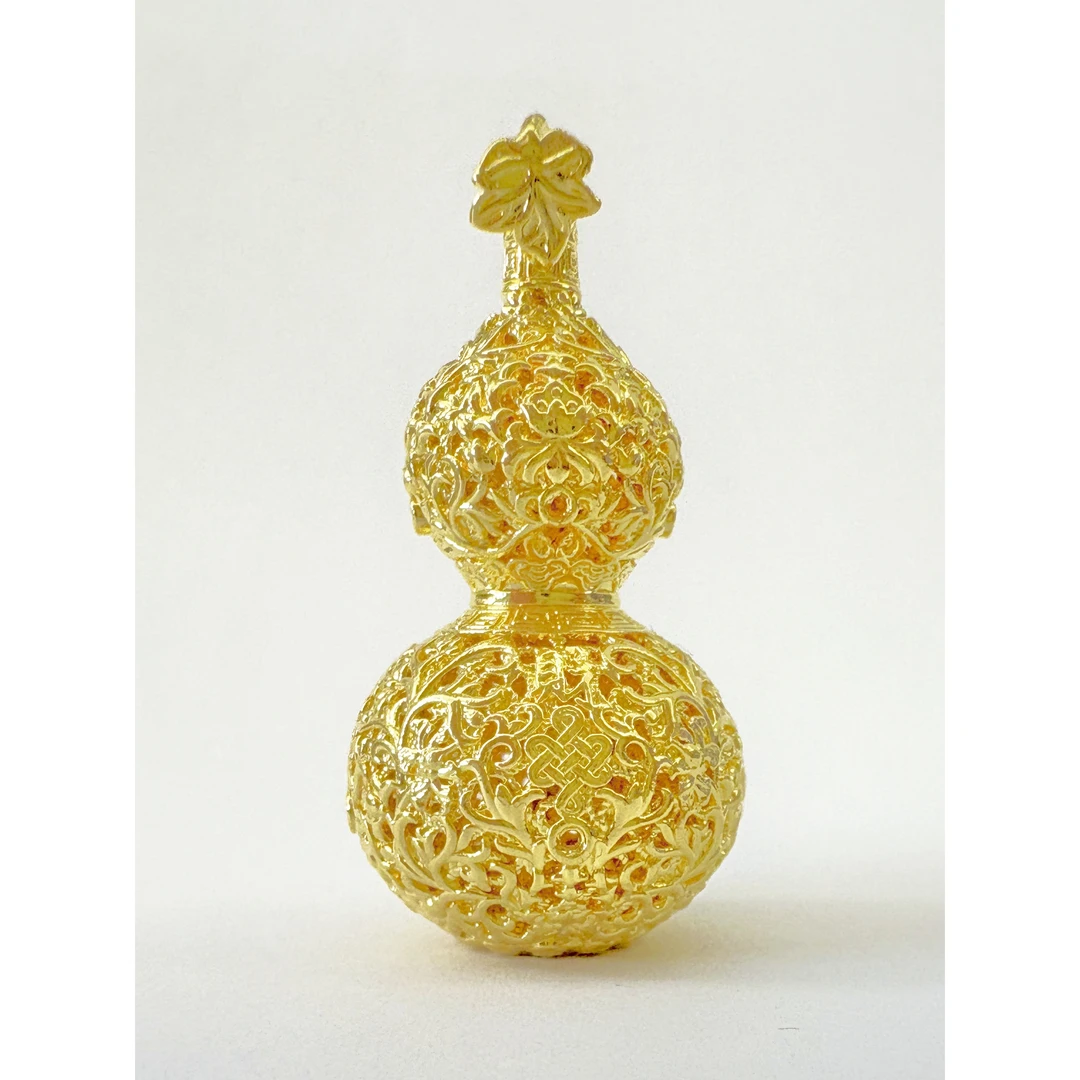 水贝黄金足金999花丝吉祥葫芦DP1870