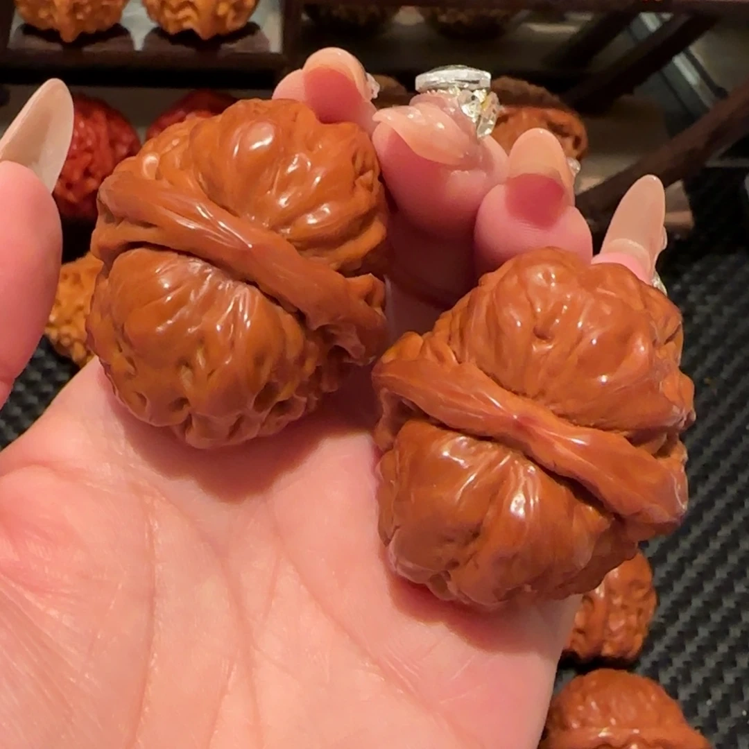 文玩核桃吊坠蛤蟆头39精品0112