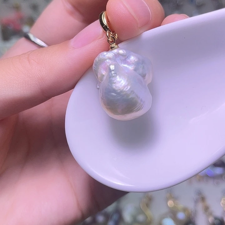 颈饰合金淡水珍珠21