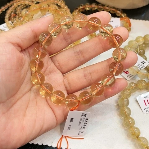 【闪购商品】黄晶手链未镶嵌