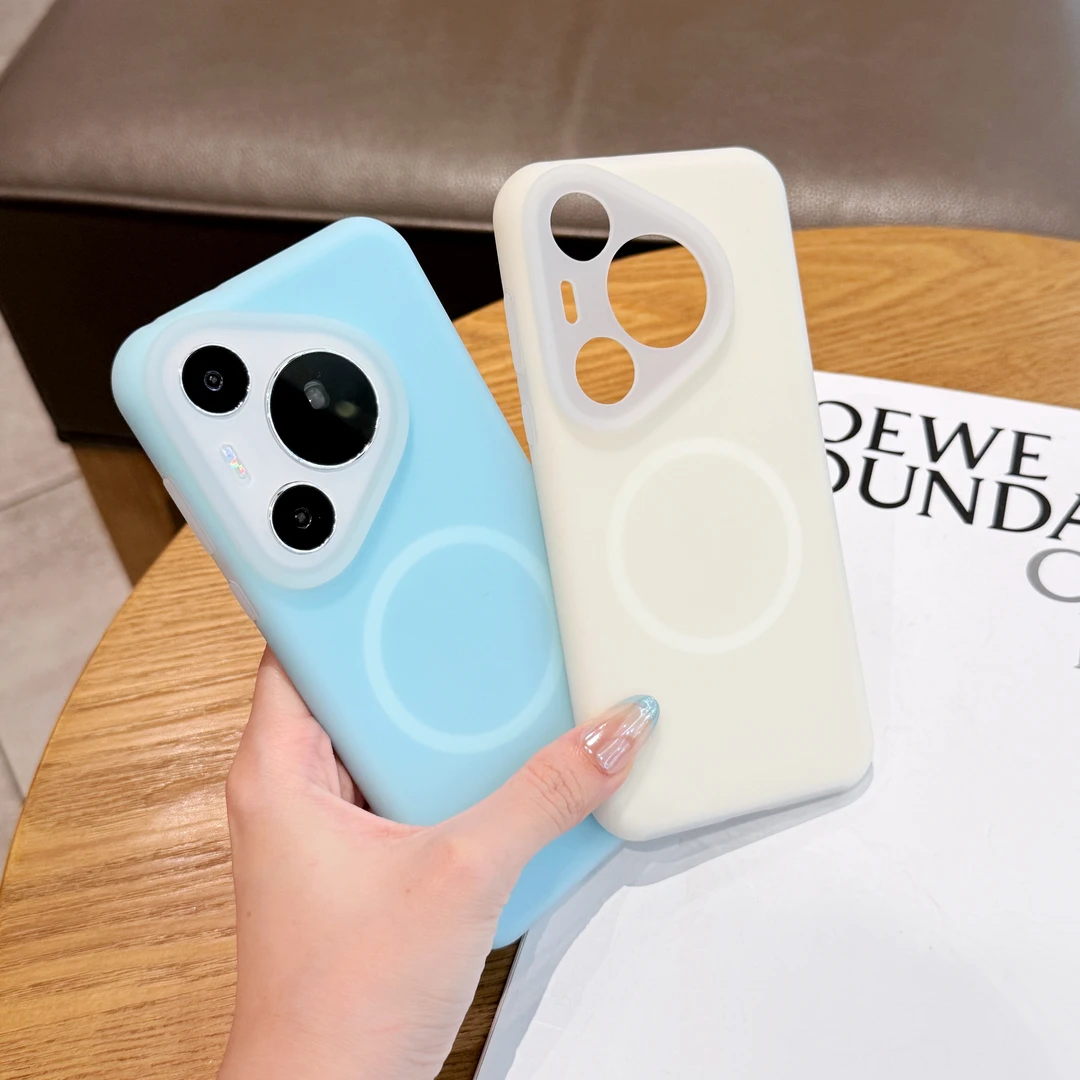 卡斯精孔全包适用华为mate70Pro/Pura80小米15液态硅胶磁吸手机壳