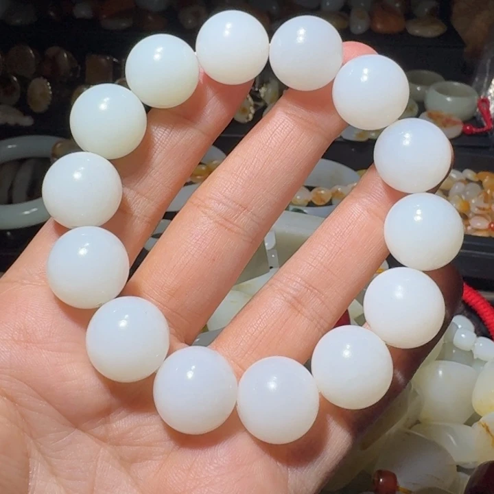 和田玉未镶嵌手链