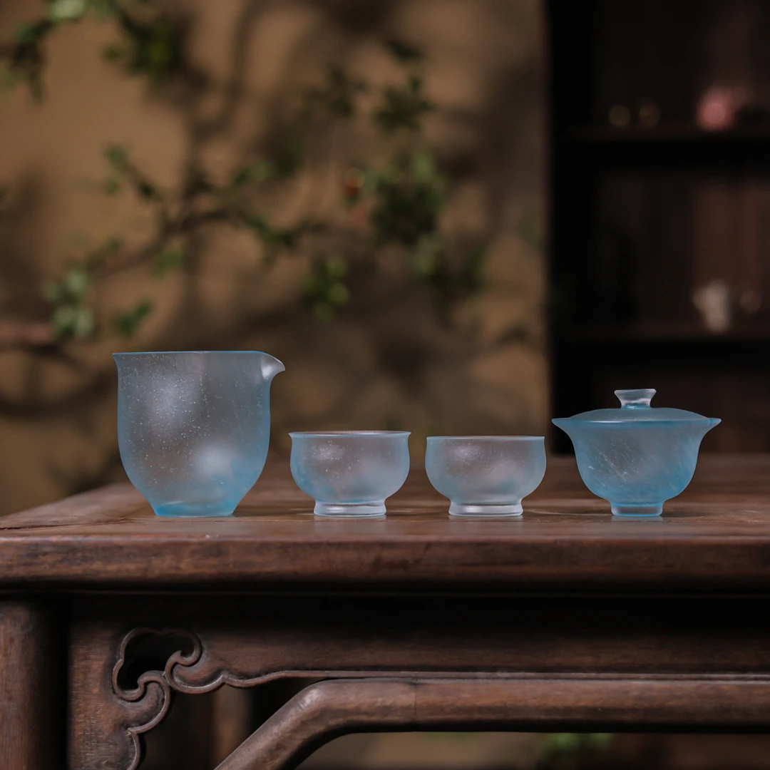 【悦生活】方圆之间琉璃套组（心缘0132）