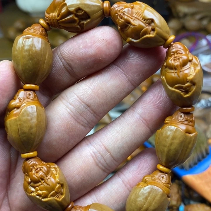橄榄核手串/手链橄榄核雕工艺手串