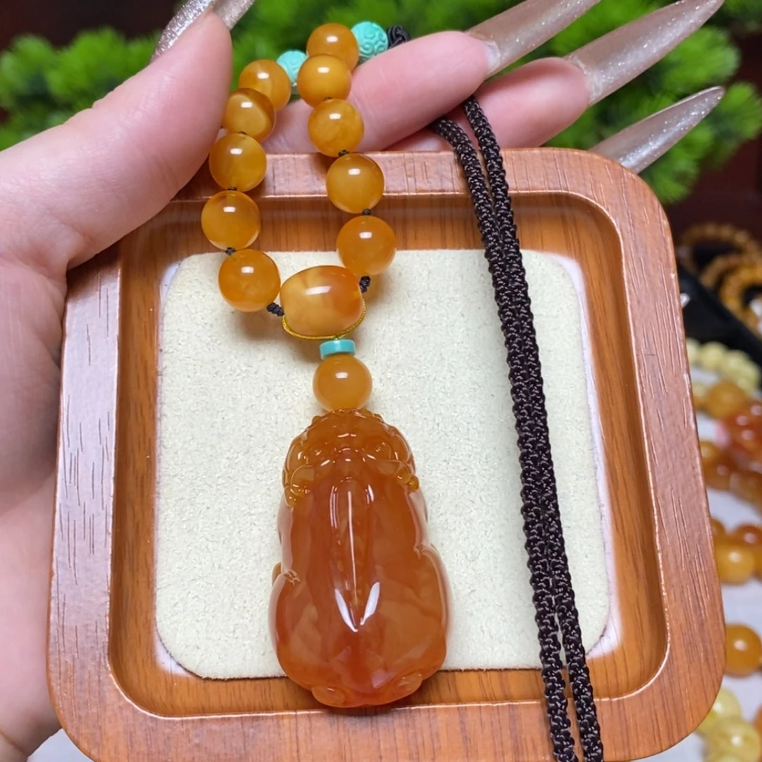 【闪购商品】未镶嵌颈饰蜜蜡项链