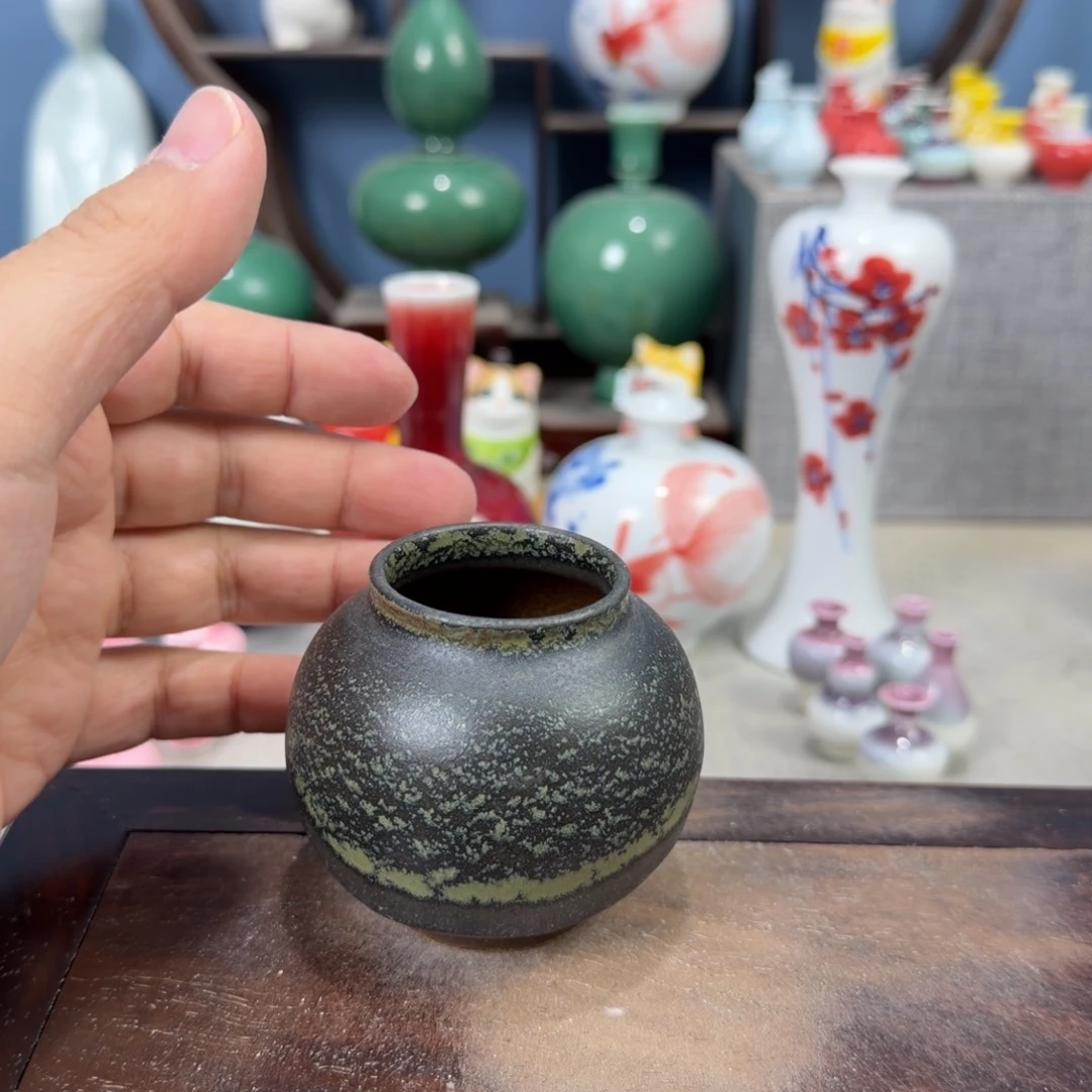 陶瓷手工小花器摆件