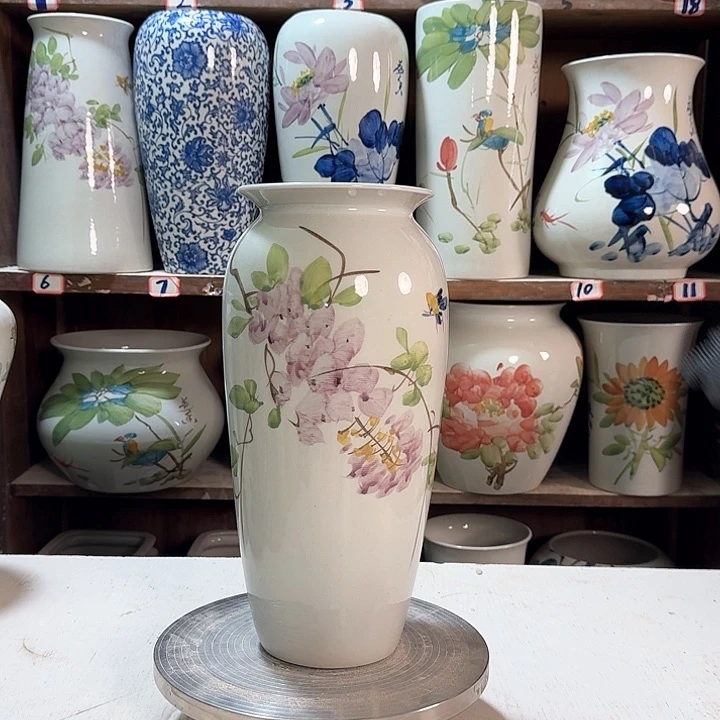 瓶高32紫藤新款陶瓷