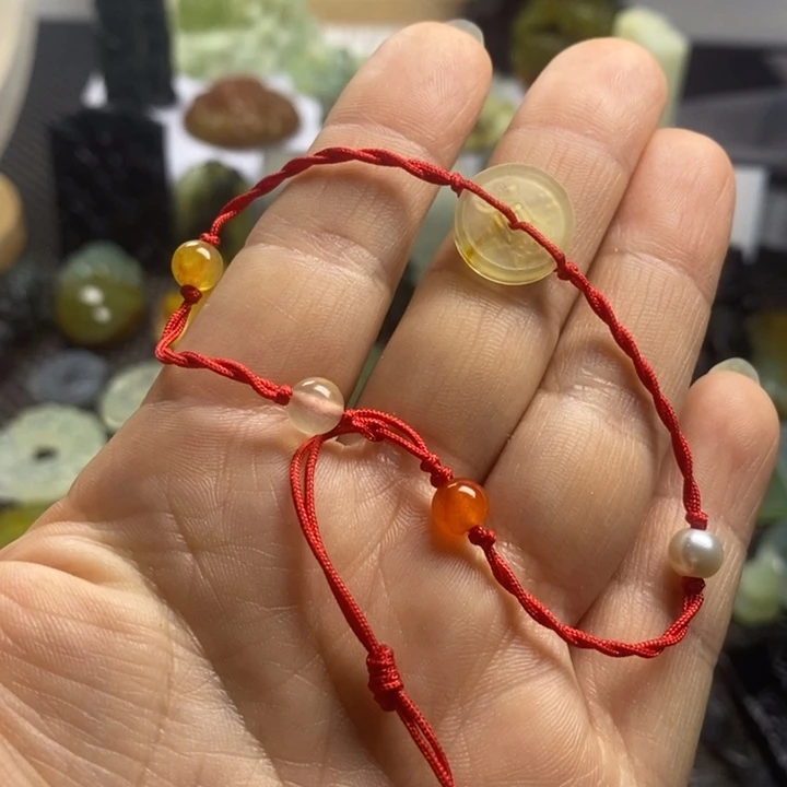 合金蛇纹石玉颈饰