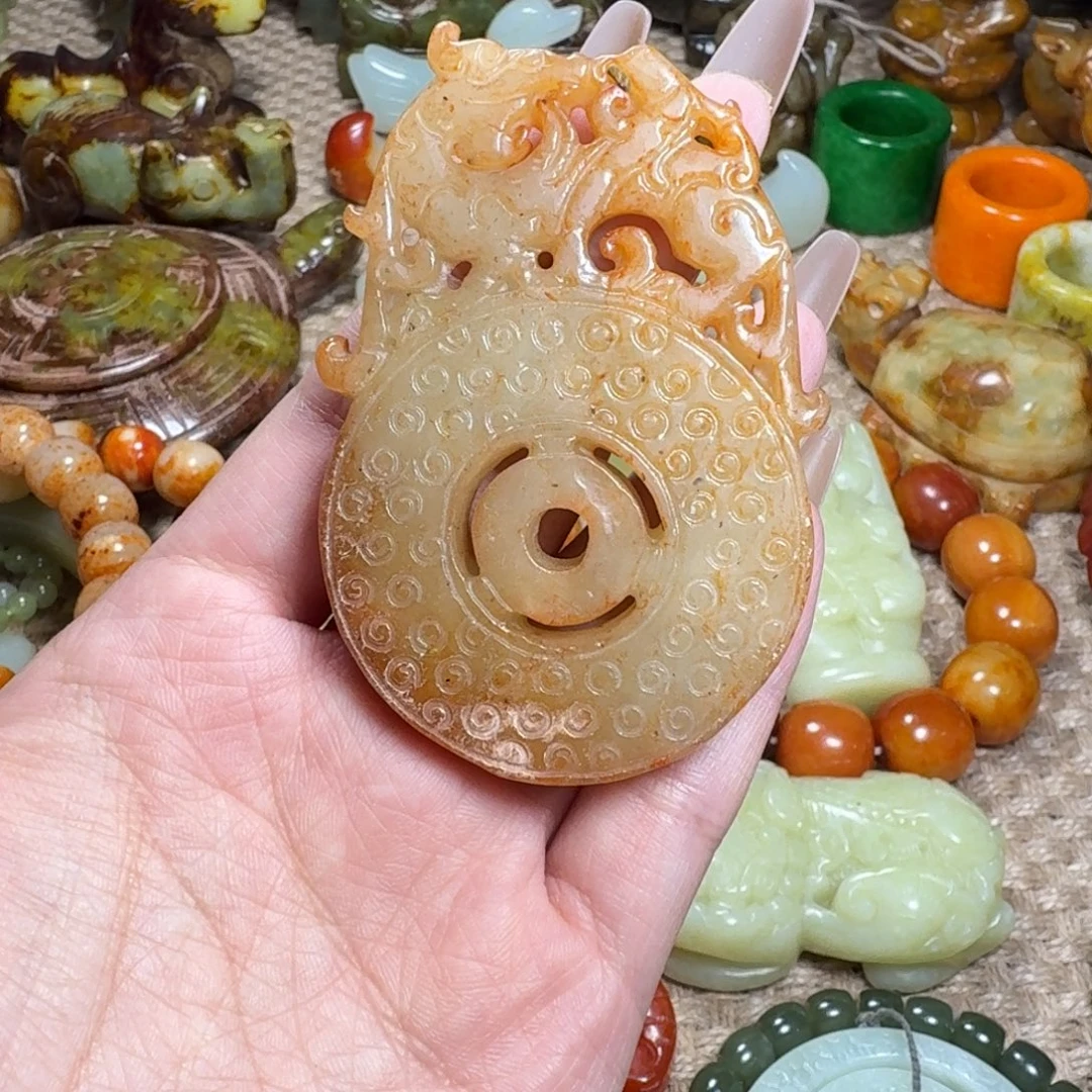 白玉菩提吊坠挂件