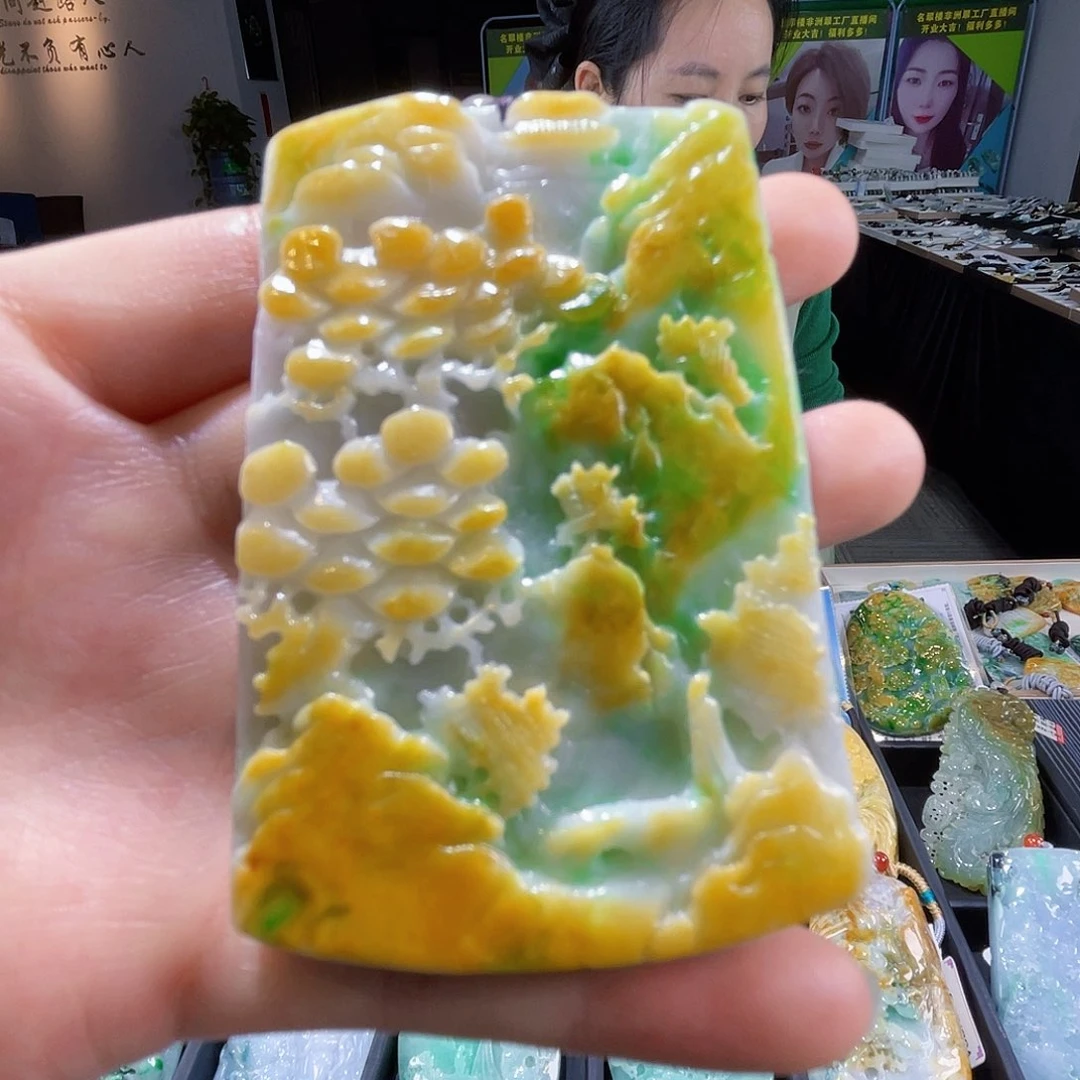 颈饰未镶嵌翡翠翡翠