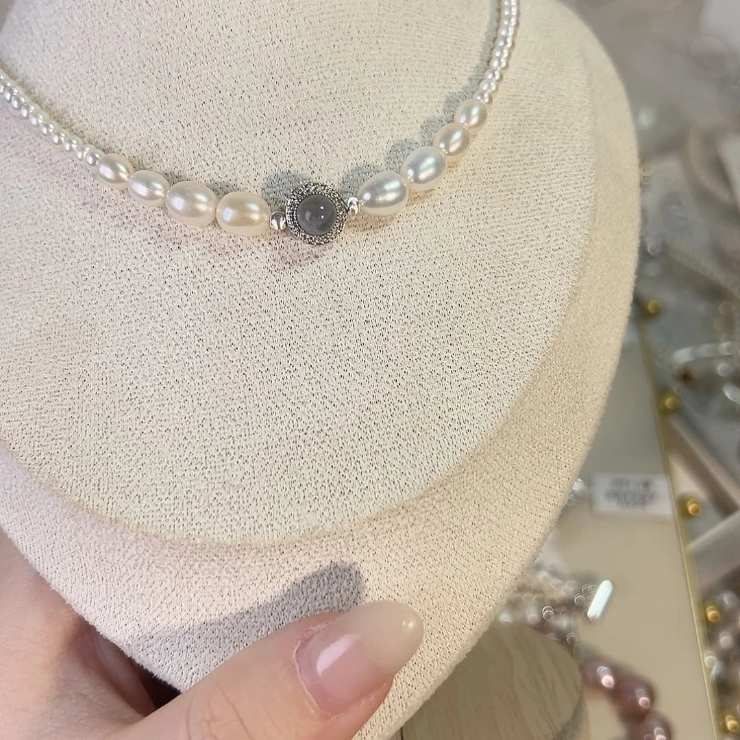 未镶嵌设计款珠宝首饰淡水珍珠