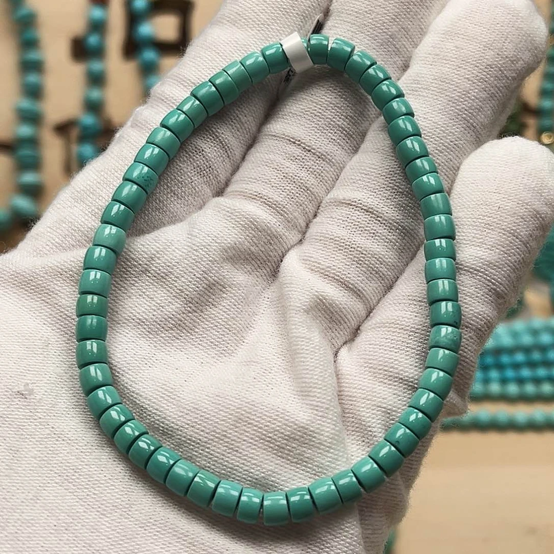 绿松石直切手串未镶嵌