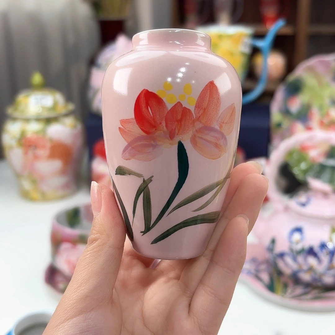 景德镇手绘高温釉下彩陶瓷茶具