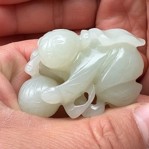 和田玉把件未镶嵌