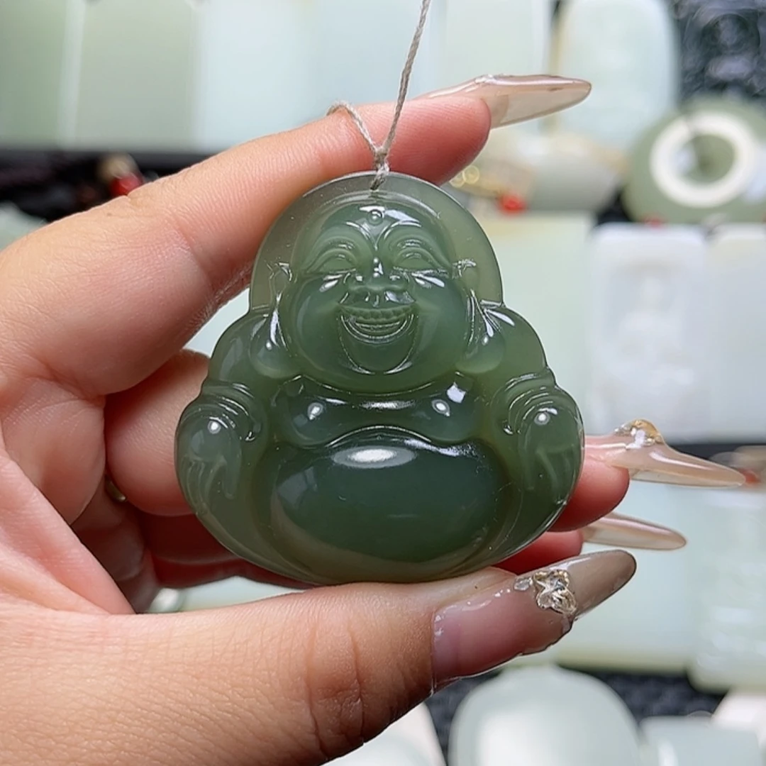 【闪购商品】颈饰未镶嵌和田玉地*人