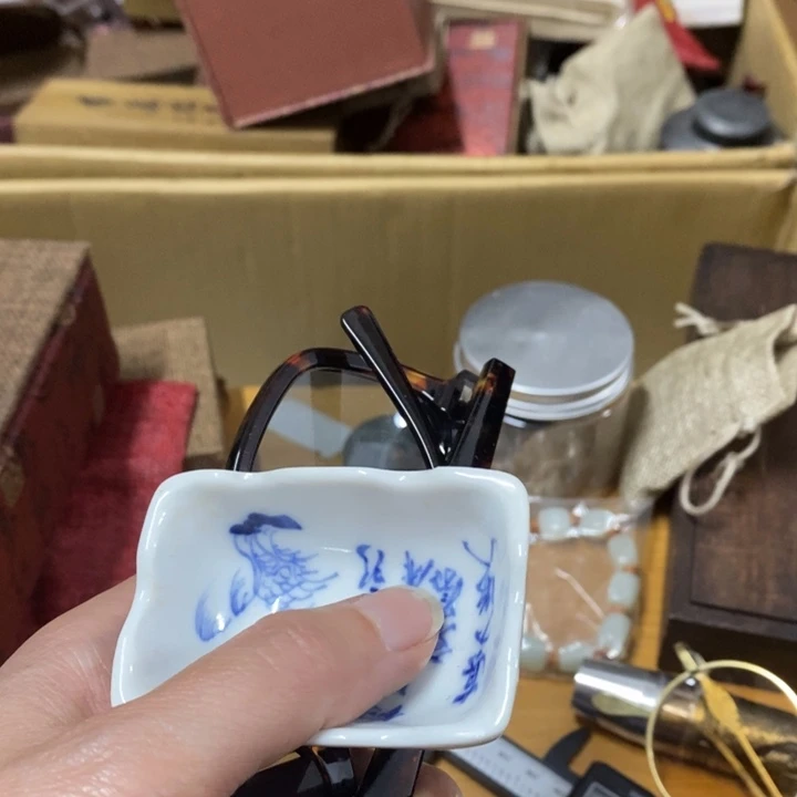 瓷中古工艺品一件