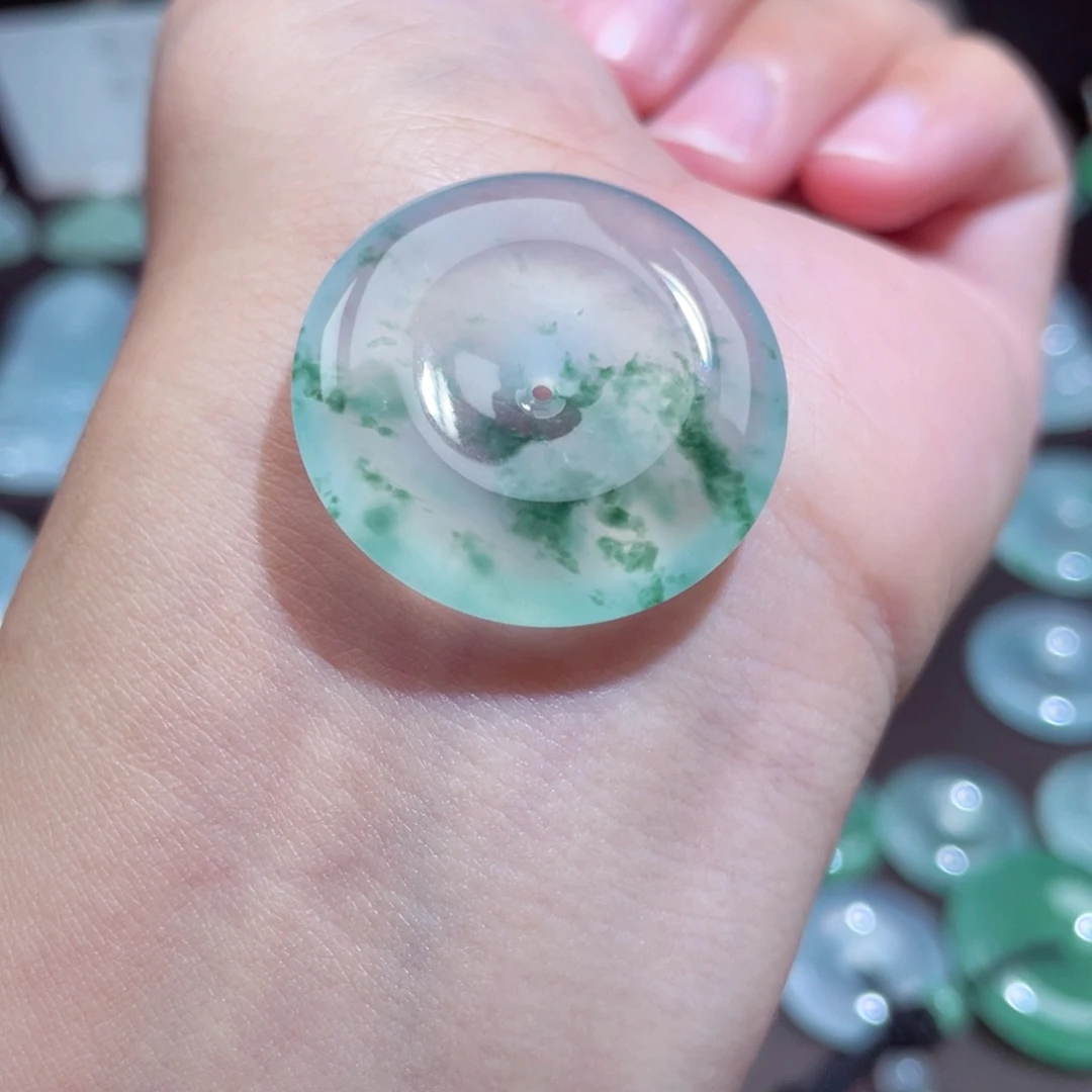 颈饰未镶嵌翡翠扣子