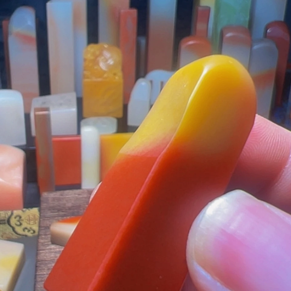 【闪购商品】寿山石印石巴****豆老挝石印石印章