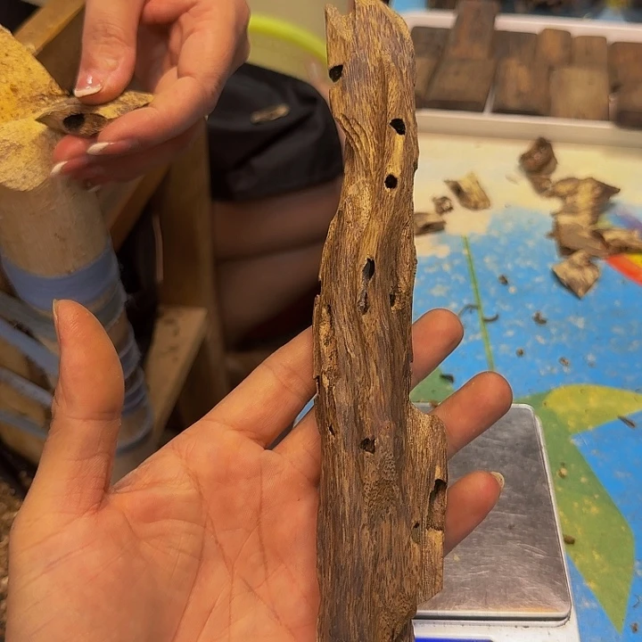 沉香碎屑沉香海南汝湖块料46克