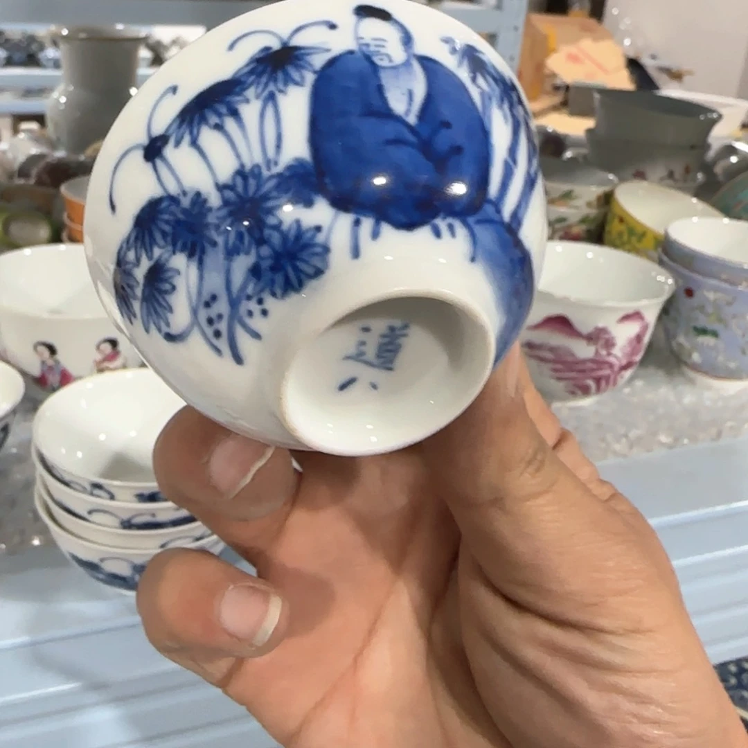 瓷片摆件手绘瓷器全部处理了吧