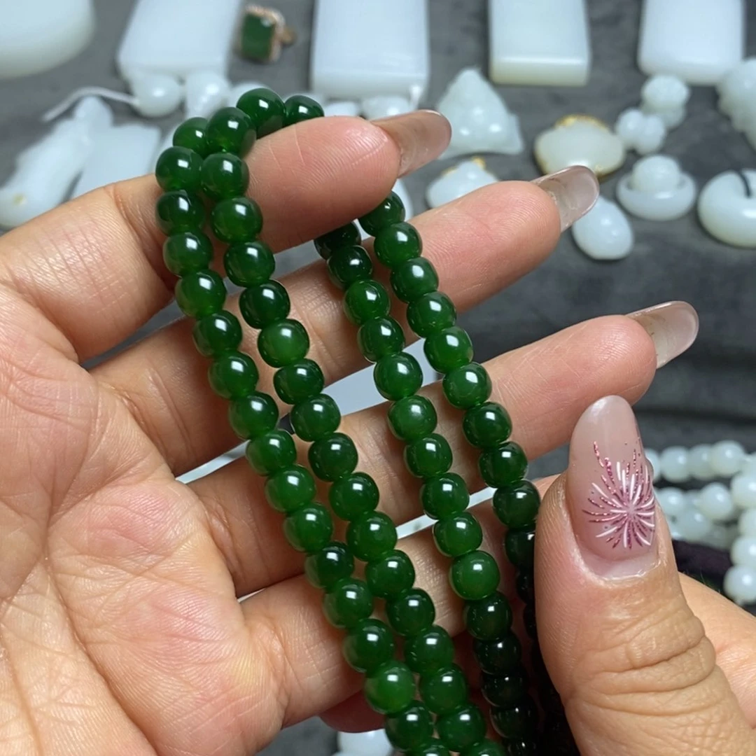 和田玉手链未镶嵌木***君