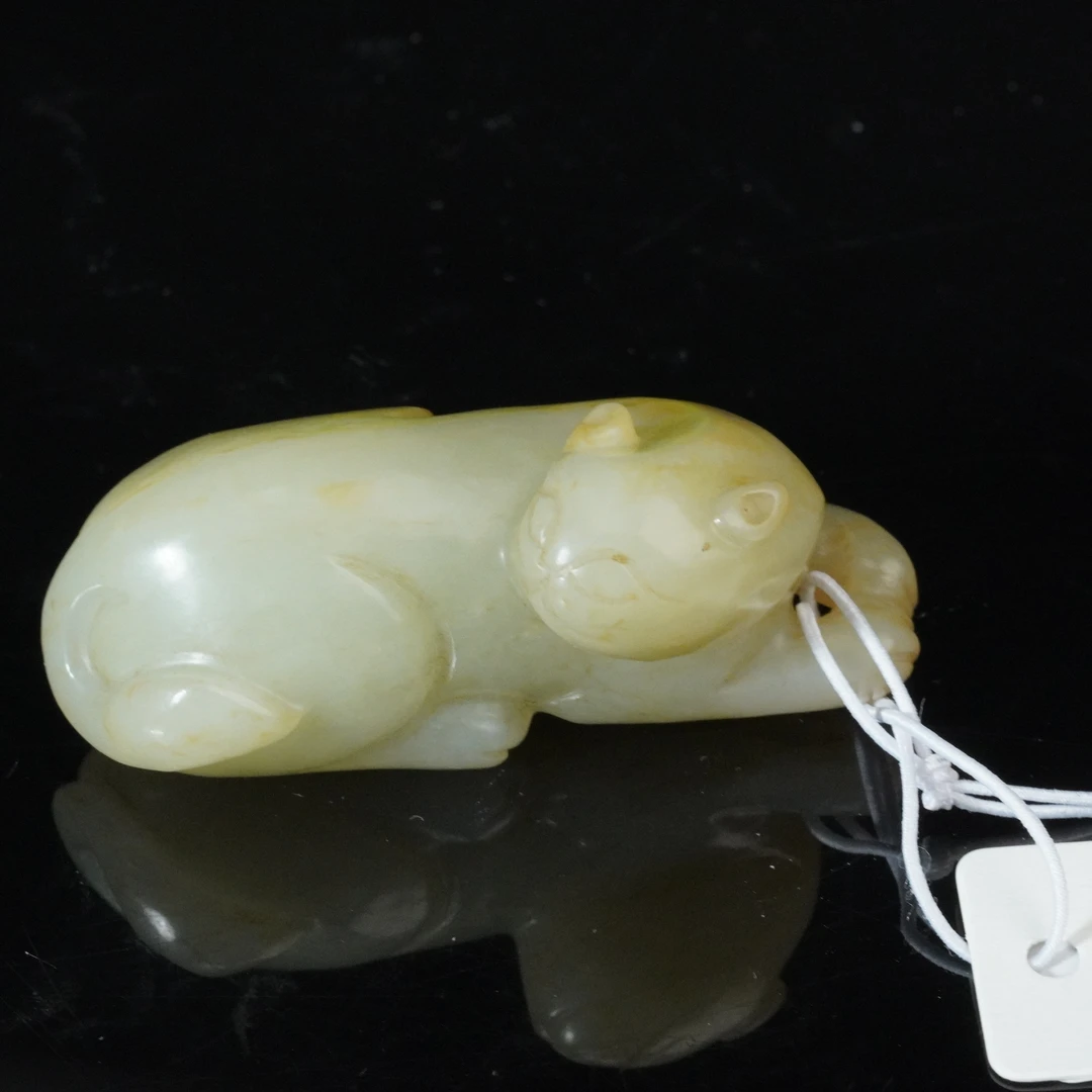 清代和田玉兽把件AZQ240822016