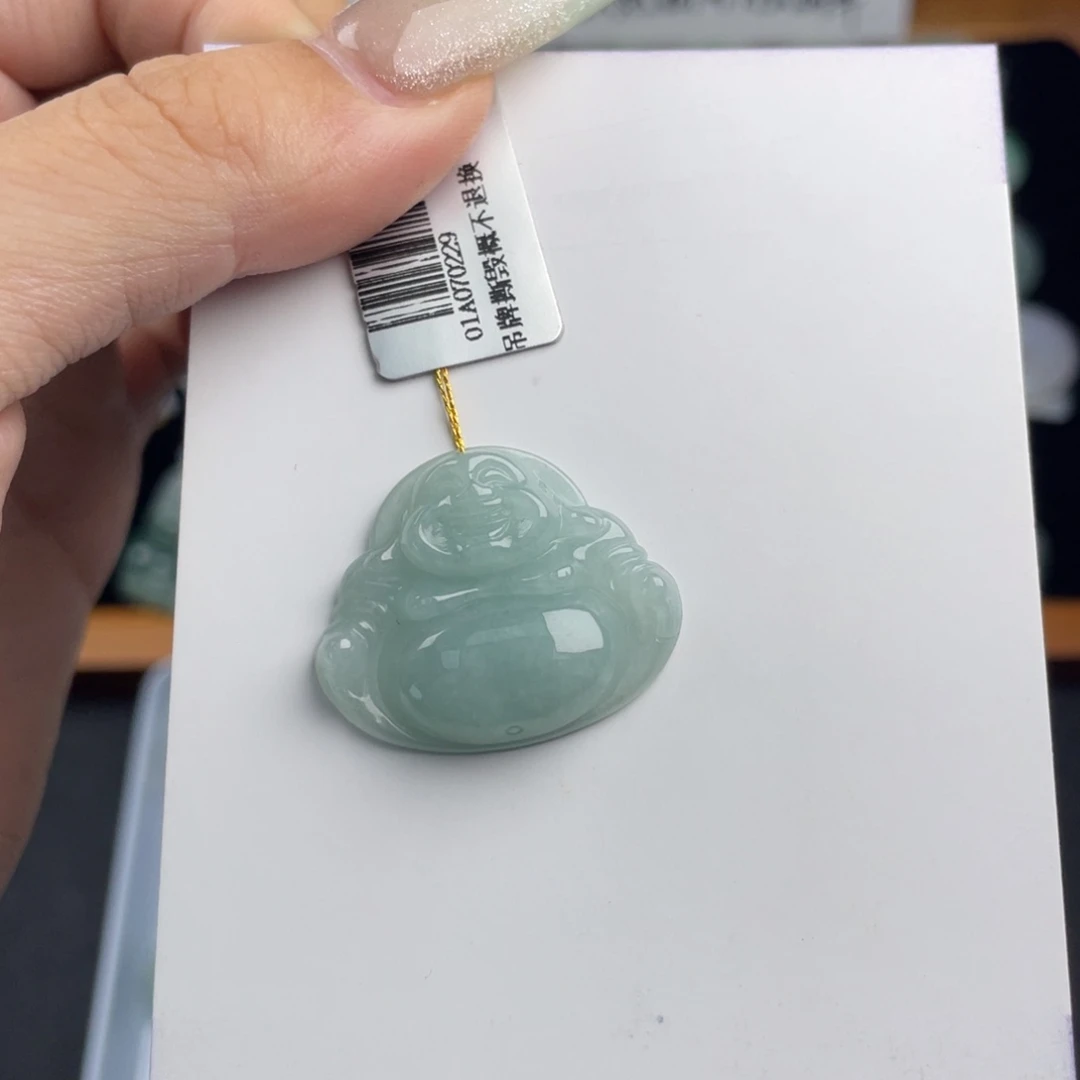 颈饰未镶嵌翡翠佛公