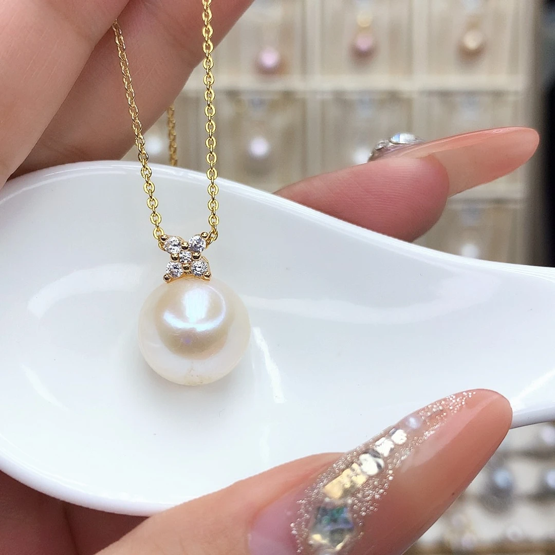 淡水珍珠合金颈饰