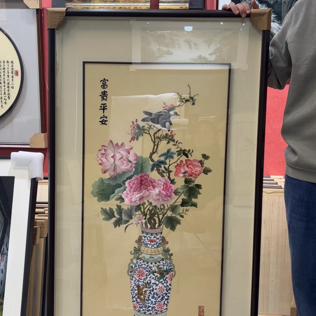 织绣纯手工制作方法是什么意思。