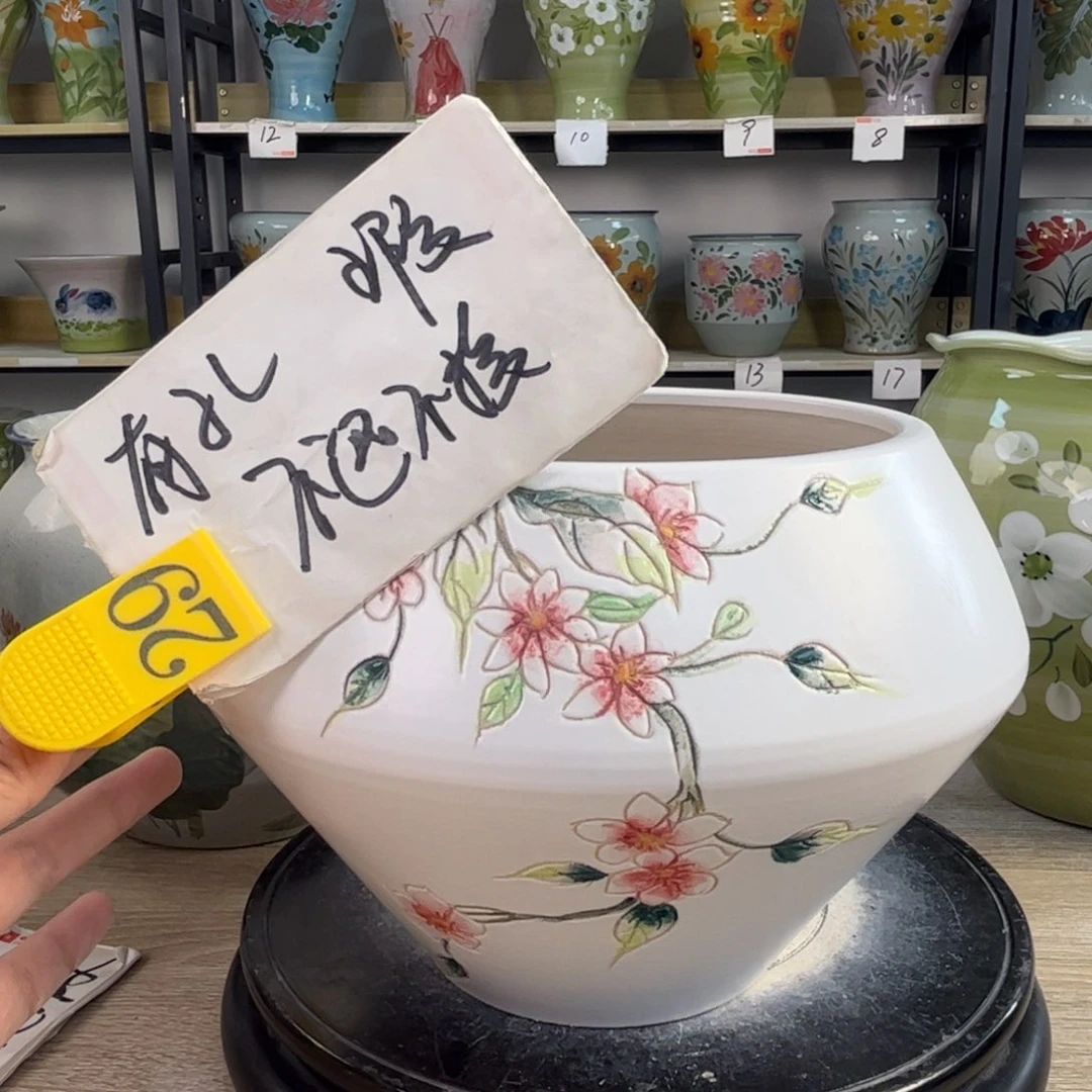 罐1tc景德镇陶瓷花盆