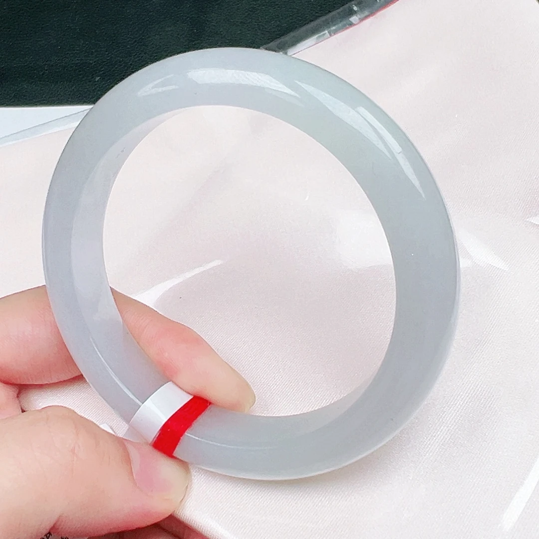 翡翠未镶嵌手镯b0704-1