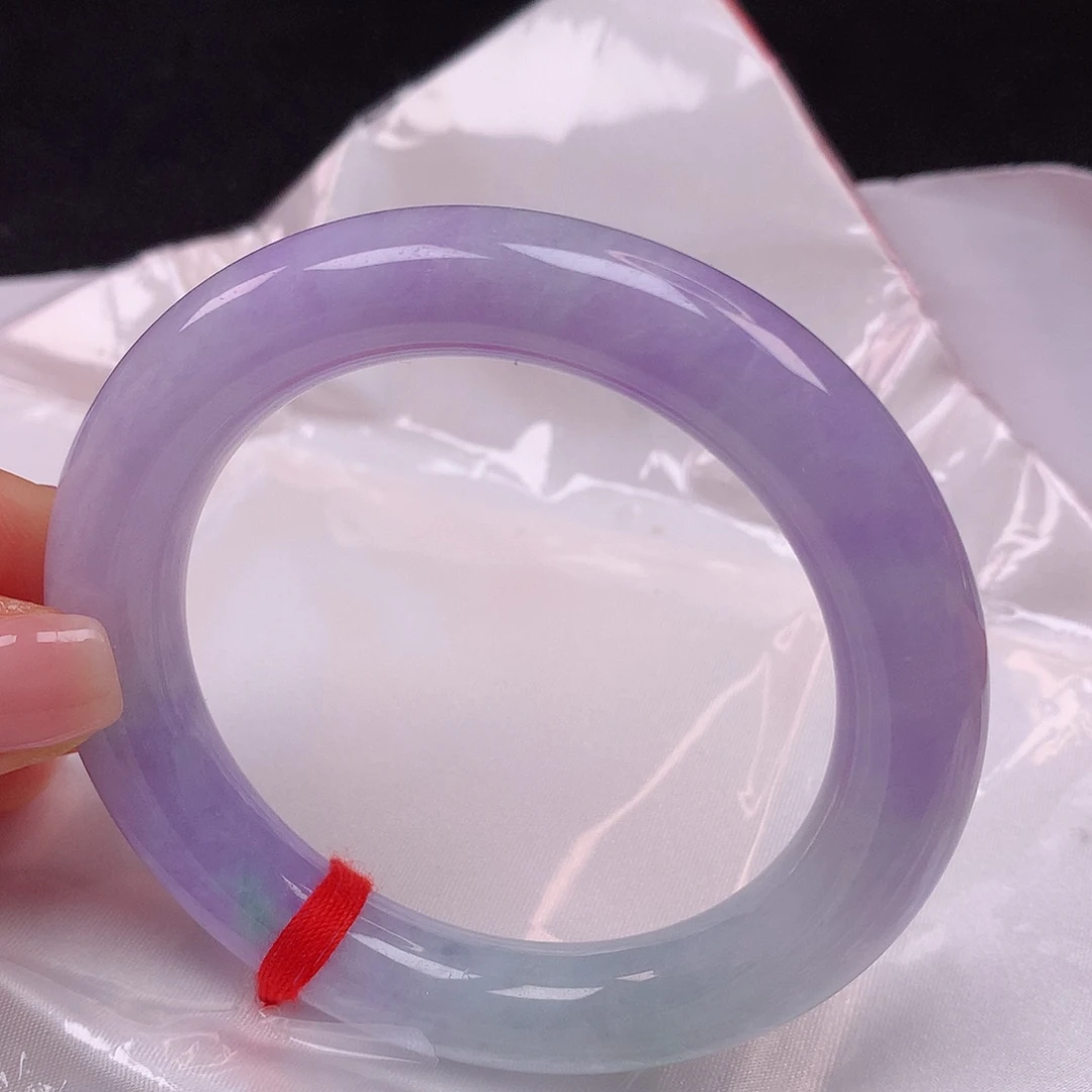 【闪购商品】未镶嵌手镯翡翠56圆条手镯