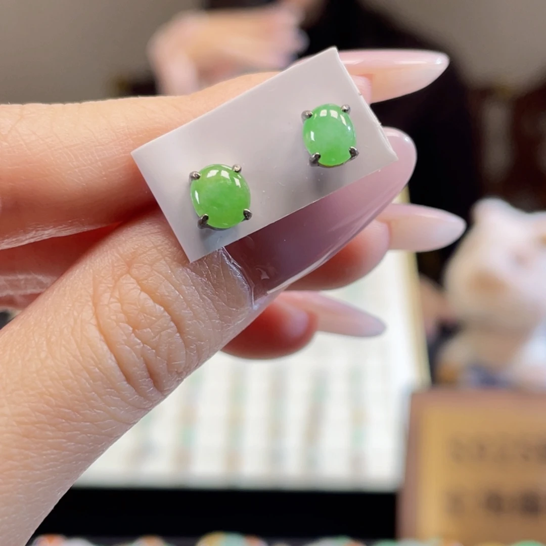 翡翠银S925镶嵌颈饰