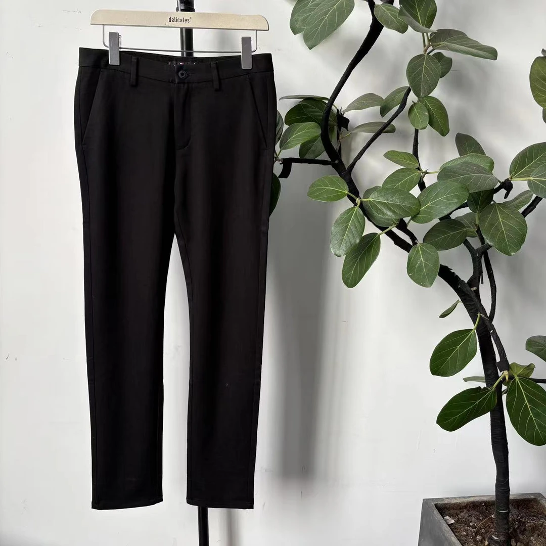 【TM】夏季男款黑色小直筒休闲裤 TS031213049  13049