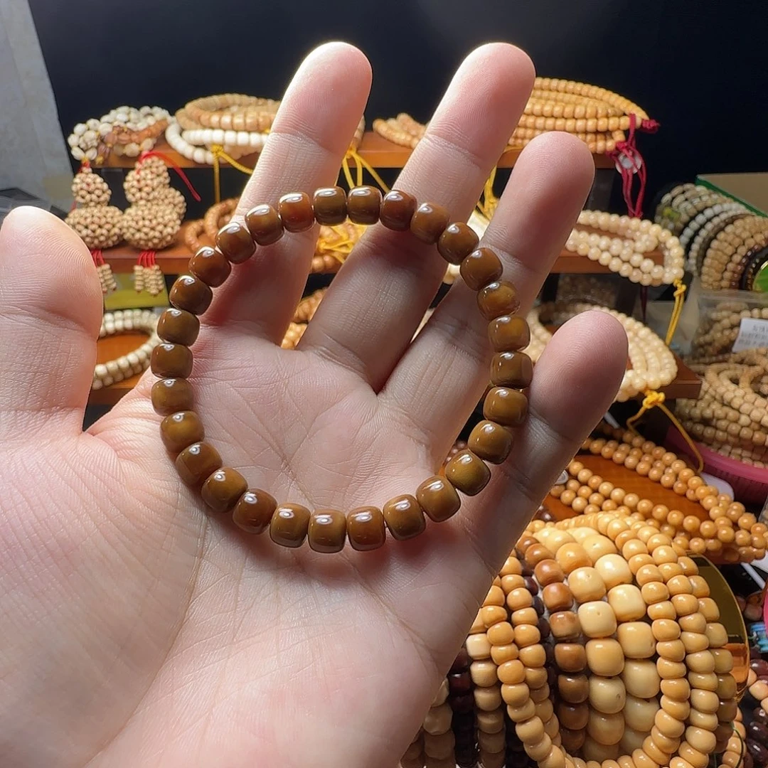 吊坠龙脊菩提老料腰花卡8