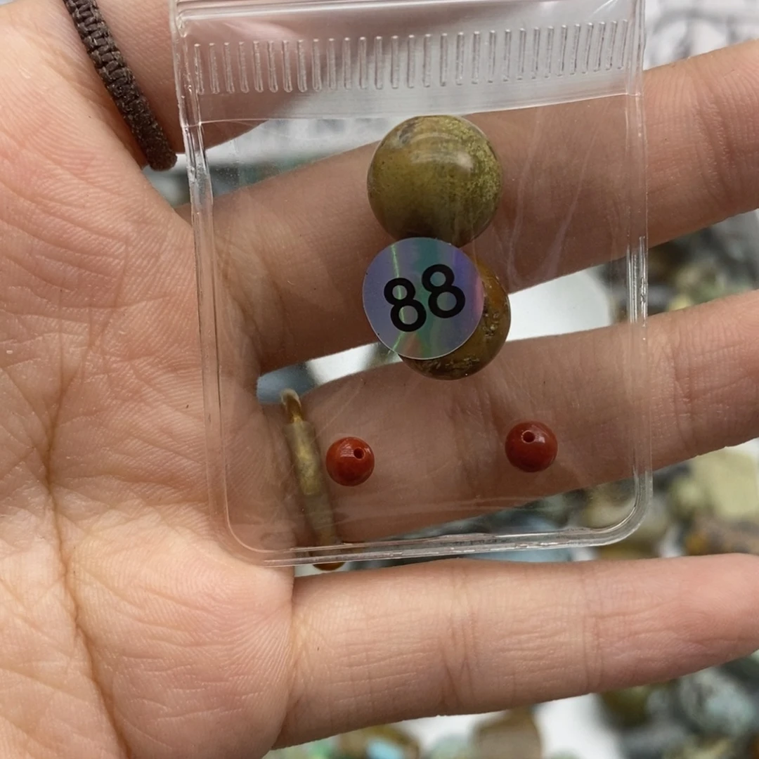 自***️未镶嵌南红玛瑙珠宝半成品