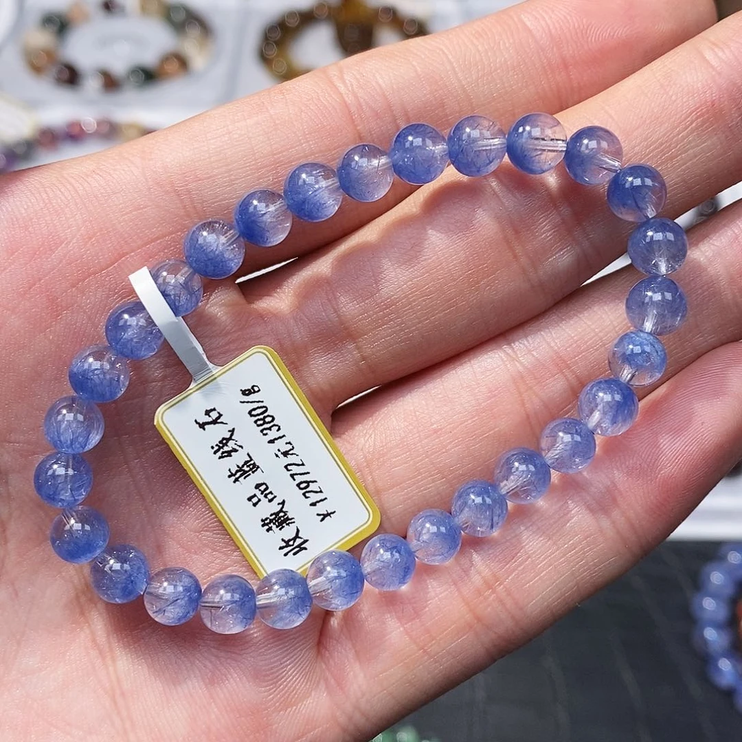 手链水晶未镶嵌蓝线石6.3