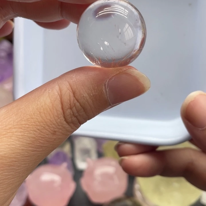 水晶珠宝半成品未镶嵌19号23mm