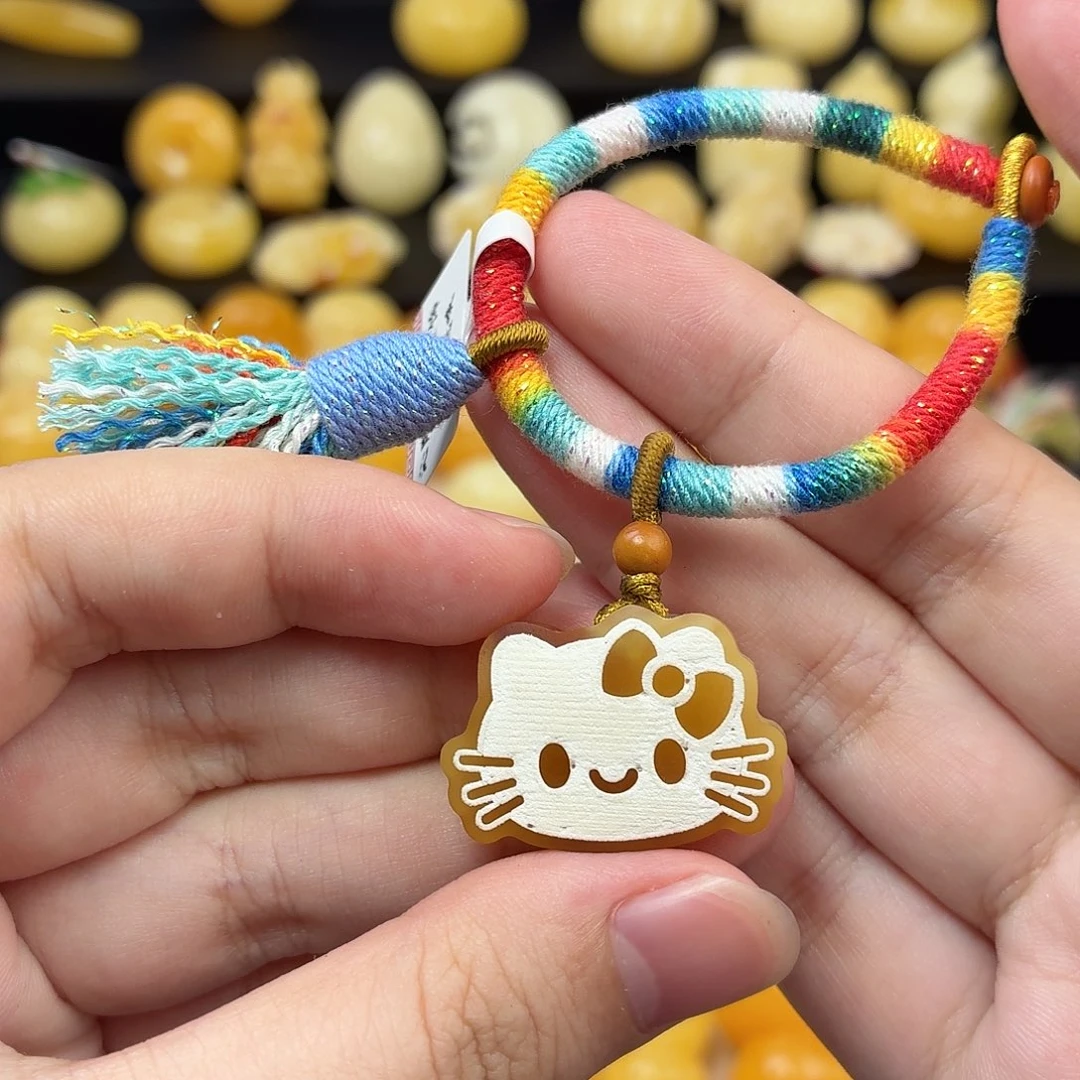 蜜蜡未镶嵌毛衣链蜜蜡