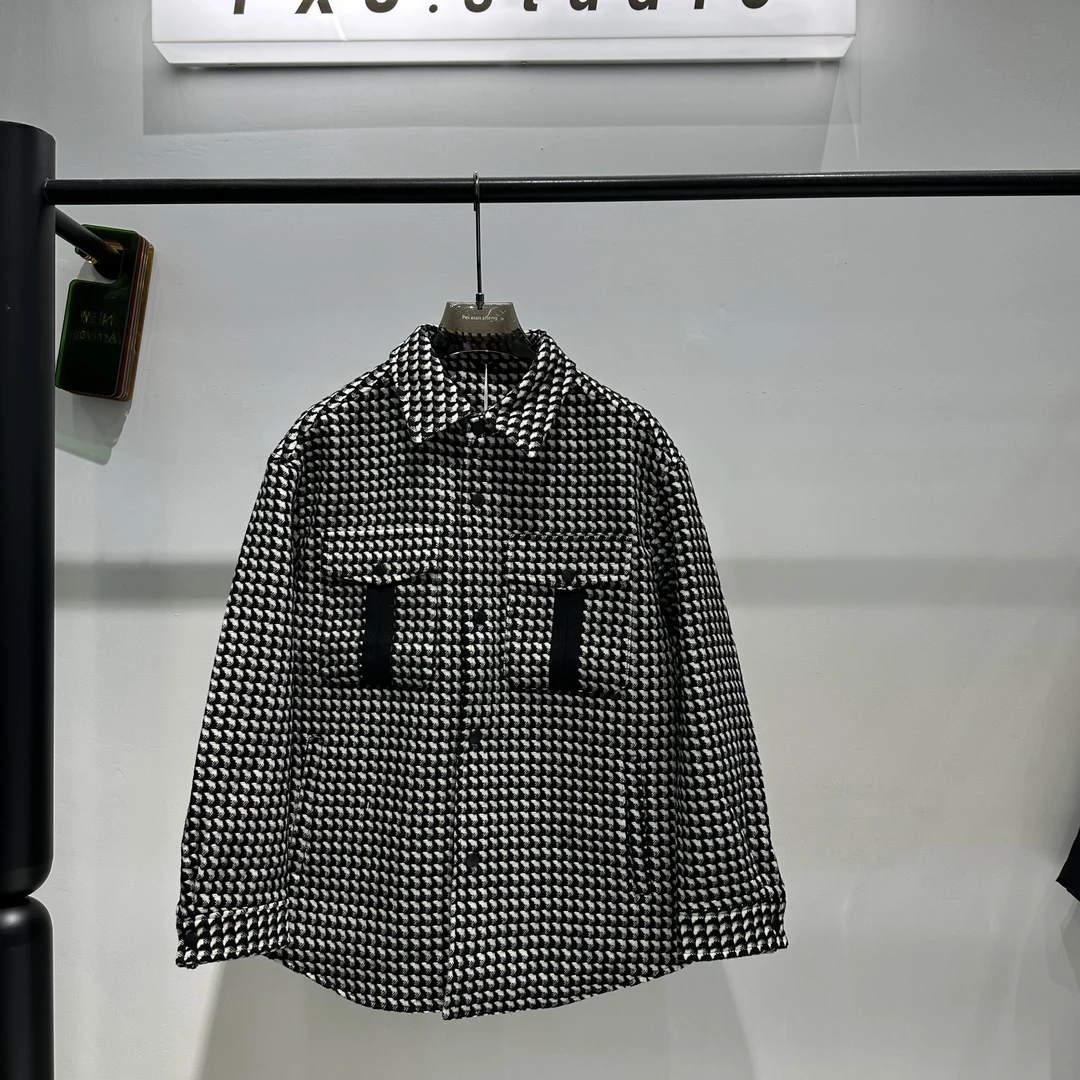 Sufeng千鸟格衬衫夹克时尚外套667