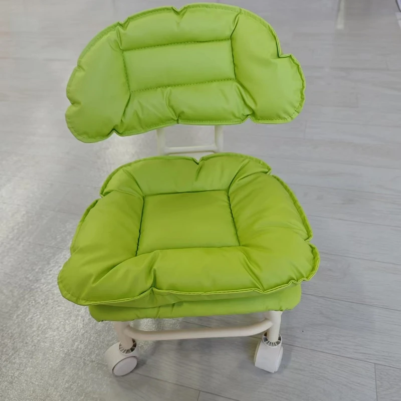 静音万向轮沙发滑轮懒人沙发休闲沙发换鞋带娃神器儿童带轮椅沙发