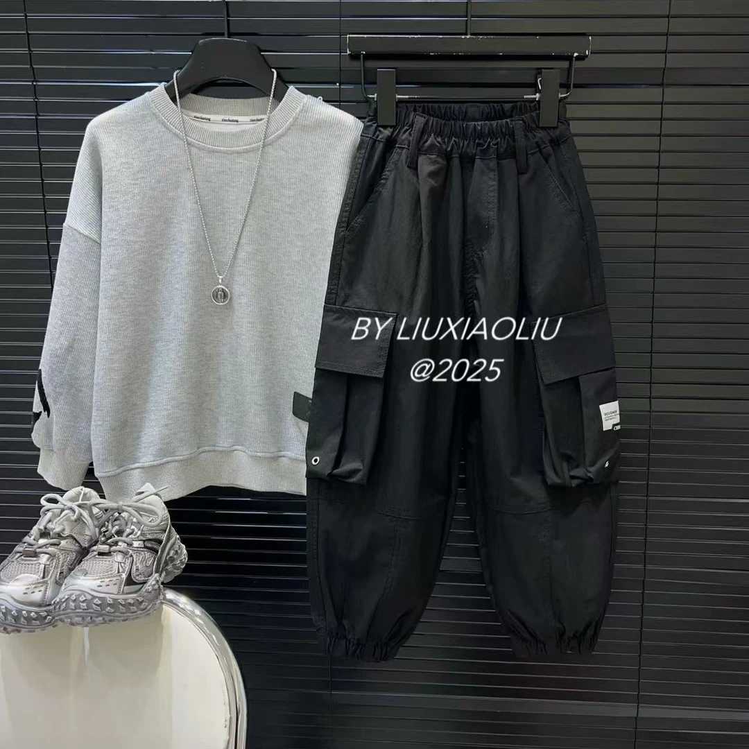 杭州六小六正版 BY LIUXIAOLIU春季儿童工装裤15511