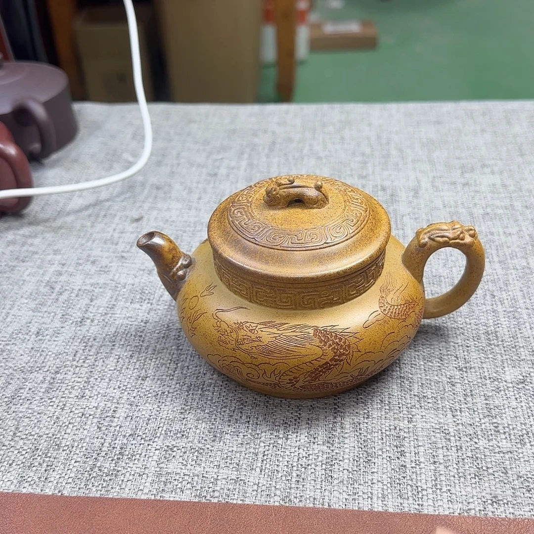 紫砂茶壶民间手艺人全手工制作